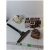 Image 1 : Ceramic Watering Can, (6) Rocks Glasses, Stone