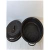 Image 2 : Enamel Roasting Pan 17.5"
