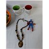 Image 2 : Candy Dish, Beaded Necklace, Tim Hortons Mugs