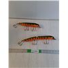 Image 1 : (2) Fishing Lures Up to 10" Long