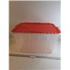 Image 1 : Plastic Tote L-21" W-15 1/2 " H-12"- PICK UP