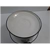 Image 3 : White Enamel Pot - ~ 9" Dia