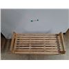 Image 3 : *Wooden Shoe Rack 28" x 12" x 16", Cannot Ship