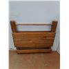 Image 2 : *Wooden Folding Table 33.5" x 28.5" x 27.6", Cannot Ship