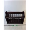 Image 1 : Wooden Magazine Rack 16.76" x 9" x 13.75"