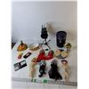 Image 2 : (6) Opera Decorative Masks, Pins, Ceramic Storage Container, Misc.