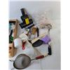 Image 2 : Kitchen Utensils- Cutlery, Potato Masher, Strainer, Misc.