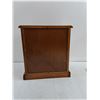 Image 3 : vintage-style wooden jewelry box 8.5x6x10"