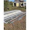 Image 2 : 16ft x 80" Garage Door and Hardware (few panels need repair)