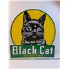 Image 1 : Black Cat Corrugated Sign - 28" x 29" - Pick Up Preferred