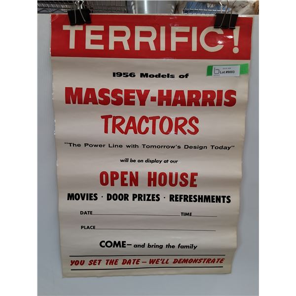Massey-Harris Tractors Poster - 19" x 27"