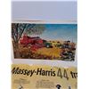 Image 4 : (2) Massey Ferguson Pictures - Advertisment & Print - 30" x 35" & 20" x 13"