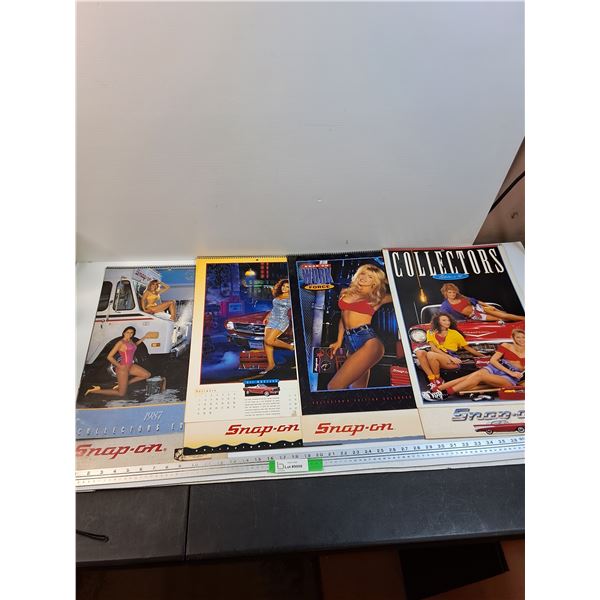 (4) Retro Snap-On Girls Calendars - 1980-1990's
