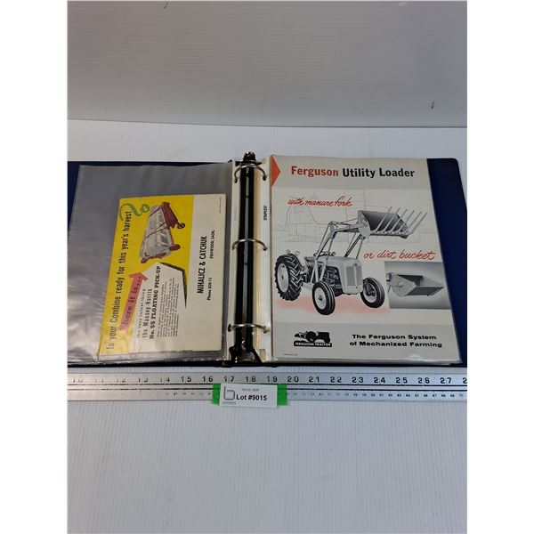 Massey Ferguson Advertisment Guides & Pamphlets- Assorted