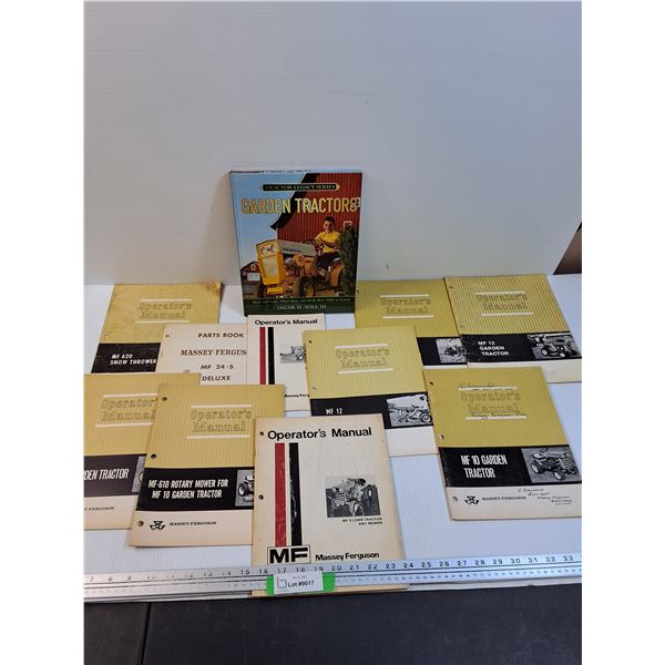 Massey Ferguson Advertisment Guides & Pamphlets- Assorted & Garden Tractors