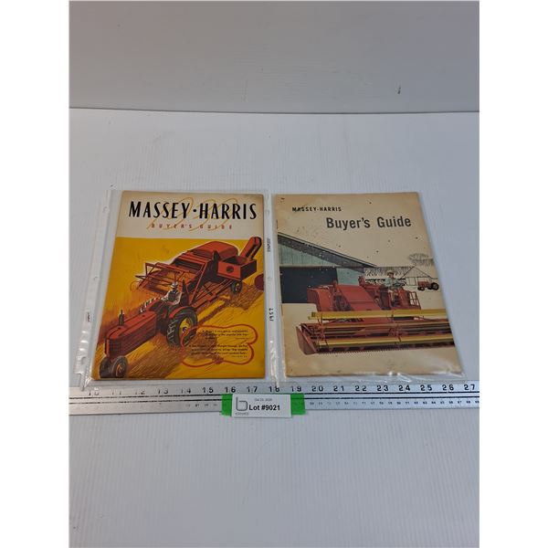(2) Massey Harris Buyers Guides - Vintage