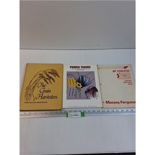 The Grain Harvesters Book, Power Trains Service, Massey Ferguson Instruction Book