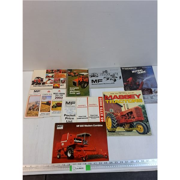 Massey Fergsuson Buyers Books & Booklets - Assorted