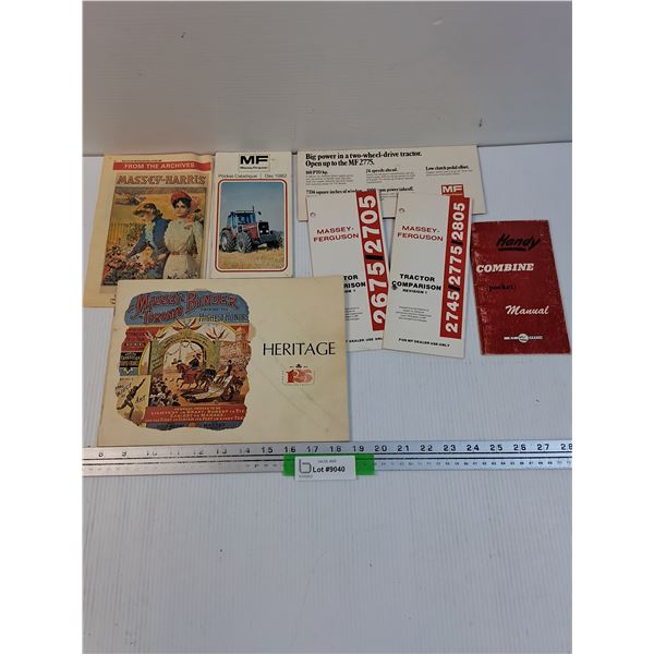 Massey Harris & Ferguson Booklets, & Advertisments