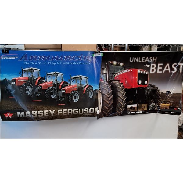 (2) Massey Ferguson Posters - 23" x 35" - Tractors