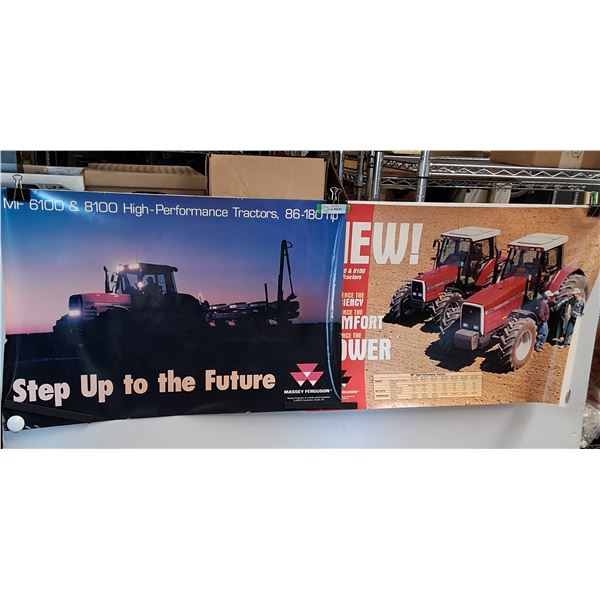 (2) Massey Ferguson Posters - 23" x 35"