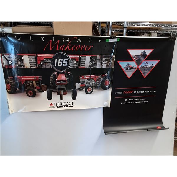 (2) Massey Ferguson Posters - 23" x 35"