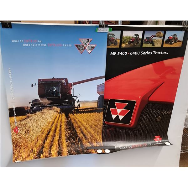 (2) Massey Ferguson Posters - 23" x 35"
