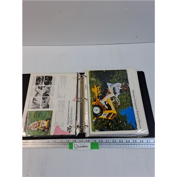 Massey Ferguson Manuals in Black Binder - Assorted