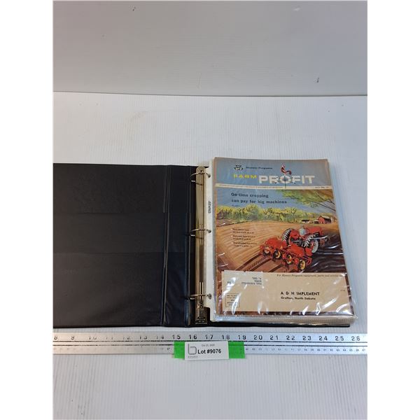 Massey Ferguson Manuals in Black Binder - Farm Profit