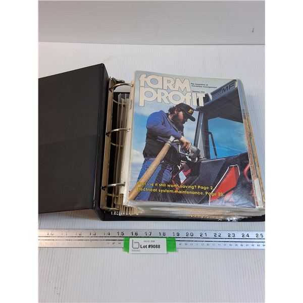 Farm Profit - Massey Ferguson Magazines in Black Binder