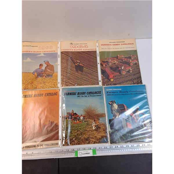(6) Massey Harris Catalogues - Vintage
