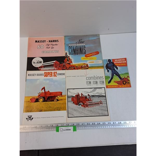 (6) Massey Harris Catalogues - Vintage