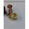 Image 3 : (2) Vintage Toby Jugs & Wade Begone Dog "Posy" Figurine - 3" Tall