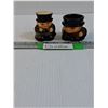 Image 1 : Goebel Hummel Figurines: Chimney Sweep Toby Mug Creamer & Egg Cup Holder - 2.5" Tall