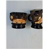 Image 5 : Goebel Hummel Figurines: Chimney Sweep Toby Mug Creamer & Egg Cup Holder - 2.5" Tall
