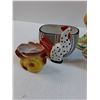 Image 2 : (7) Rooster & Chicken Figurines & Salt & Pepper Shaker Set - Made in Germany & Japan