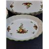Image 2 : Matching Royal Albert "Old Country Roses"  Three Piece Baking Dish Set: 13", 10", 8.5"