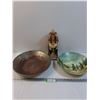 Image 1 : Erika Nowlan (Yukon Artist) Handpainted Gold Pan, Vintage Gold Pan & 1969 Lionstone Jermiah Potts Fi