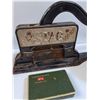 Image 3 : Antique Stag Tobacco Cutter (Cast Iron) & (4) Cigarette and Tobacco Collector Tins