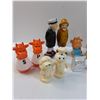 Image 2 : (8) Vintage Salt & Pepper Shakers Sets: Frog, Cats, Piggy, Cow, Pillsbury, Sailor, VLT