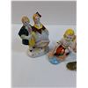 Image 4 : (7) Vintage Occupied Japan Porcelain Figurines & Mini Toby Mug