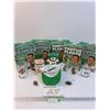 Image 1 : Saskatchewan Roughriders Lot: (5) Fantuz Flakes Cereal (Box Only), Piggy Bank, Glasses, Autographed 