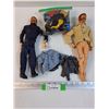 Image 1 : (2) GI Joe Vintage Soldier Toys w/Clothes Lot