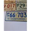 Image 4 : (2) Saskatchewan License Plates Sets - 1975 & 74, Trailer Plate - 1976