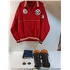 Image 1 : Softball Canada Pan Am Games Umpires Jacket (Large) - 1983, Shin Guards, Medals, Umpire Manual