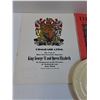 Image 2 : Commemorative 1939 Royal Program of Saskatoon Visit, (3) Matching Glasses, Royal Winton Plate