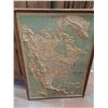 Image 7 : * Atlas Supply Co 3D Maps & Cabinet - 1907 - 38"L x 19.5" W x 50"T - CANNOT SHIP
