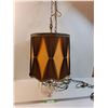 Image 1 : Vintage Swag Light - Works - 20" x 14"