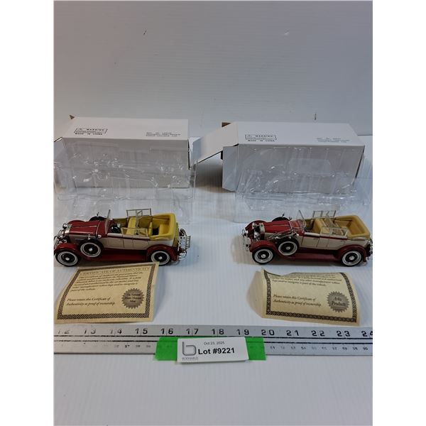 (2) Die Cast Models (1:32 Scale) - 1928 Lincoln Dietirch Limosine