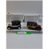 Image 1 : (2) Die Cast Models (1:32 Scale) - 1915 Chevy Passenger Baby Grand & 1929 Ford Woody Wagon